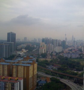 Вид с 28-го этажа